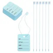 Price Tags 2 x 1.4 Inch Blue Tagging for Clothing with Nylon String 250 Set