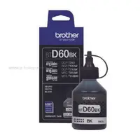 在飛比找松果購物優惠-Brother BTD60 BK 原廠超高容量黑色墨水*3瓶