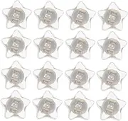 HOODANCOS 16pcs Gold Flat Earring Backs Comfortable Silicone Earring Stoppers for Gold