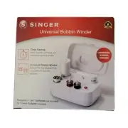 NEW Singer Portable Battery-Powered Universal Bobbin Winder with Power Adapter