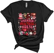 [Generic] Licensed Practical Nurse, Happy Valentine's Day Hearts Nurse Tools, LPN Nurse Group Unisex T-Shirt