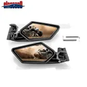 Rear-View Racing Shatter-Proof Side Mirrors For 2024 Polaris RZR XP 1000/4 1000