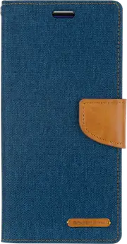 Goospery Canvas Diary For Galaxy S21 Plus - Blue