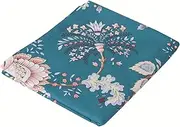 Teal Flat Sheets Only Queen Size Printed 100% Cotton Hotel Luxury Flat Bed Sheet Easy Care