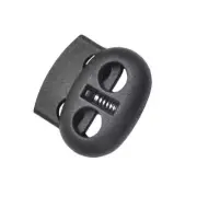 Cord Stopper Toggle 5-50 Pieces Black Colour Plastic Material Practical