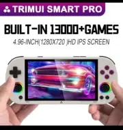 TRIMUI Smart Pro Retro Handheld Game Console(White) + 128GB SD Card - US Seller