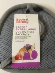 Boots & Barkley Dog Harness Bookbag Backpack Bag, Lg/XL, Large, Extra Large