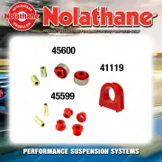 Front Nolathane Suspension Bush Kit for AUDI TT MK1 TYP 8N 6CYL 1998-2006