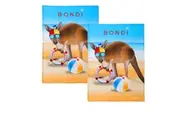 IDC Homewares Set of 2 Christopher Vine Design Tea Towels Bondi Beach