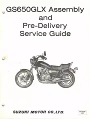 NOS Genuine Suzuki Assembly and Pre-Delivery Service Guide/Manual GS650GL 1981