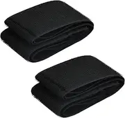 Anseom Car Boot Organiser, Pack of 2 Boot Orgagnizer Velcro of Items in the Car, Black Car Mounting Strap, Velcro Strap for Attaching, Car Accessories for Cars, Vans, Trucks