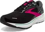 Brooks Z2440 Womens Black/Pink Ghost 14 Running Shoes Size 11 M