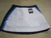 G/Fore G4 Tuxe Womens White Blue Multi Size 0 Golf Skort NEW NWT G4LF22B09