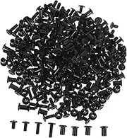 FELTECHELECTR 170 Sets Furniture Connecting Screws Nuts Steel Bolts for Headboard Bed Frame and Wardrobe