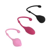 3pcs Women Pelvic Floor Trainers Exercise Ball Postpartum Recovery Prevent Urinary Leakage Silicone Pelvic Muscle Exerciser