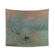 Claude Monet "Impression, Sunrise" Decor Wall Hanging Large Tapestry