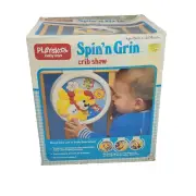 VINTAGE 1984 PLAYSKOOL BABY SPIN N GRIN CRIB SHOW NEW IN ORIGINAL SEALED BOX