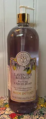 ERBARIO TOSCANO - LAVENDER & LEMON - PURIFYING LIQUID SOAP 33.8 OZ MADE IN ITALY