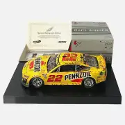 2022 Action 1/24 JOEY LOGANO Autographed LAS VEGAS PENNZOIL RACED VERSION 1/ 72