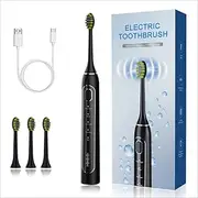 Leona Co Sonic Electric Toothbrush with Water Flosser - 40,000 VPM Deep Clean, 5 Modes, IPX7 Waterproof - Rechargeable Toothbrush for Adults with 3 DuPont Brush Heads