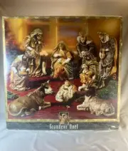UNOPENED Grandeur Noel Collector’s Edition Nativity Porcelain Hand Painted 9pc