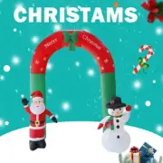 Inflatable Christmas Archway Santa Snowman 2.4M Xmas Decor LED Light Outdoor