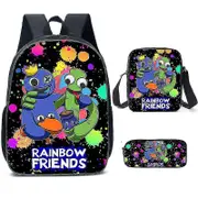 New Roblox Rainbow Friends Rainbow Friends Schoolbag Backpack For Primary School Students-i high quality Rainbow Friends 5 threepiece suit