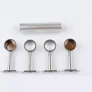 For Wardrobe Rail Rod Socket Bracket with Extendable Length 25mm Diameter