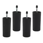 4 Pieces 100mm Square Bed Risers Bed Riser Sofa Feet Leg for Coffee Table