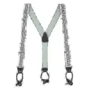 SuspenderStore Beethoven's Fifth Suspenders- 1.5" Wide Elastic- BUTTON- 3 Sizes