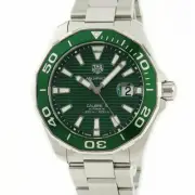 NEW TAG HEUER AQUARACER WAY201S.BA0927 AUTOMATIC GREEN LUXURY MENS SWISS WATCH