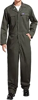 [HISEA] Men's Long Sleeve Coverall, Stain & Wrinkle Resistant Mens Work Coverall with Multi Pockets