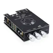 Audio Amplifier Board, ZK-1602T Bluetooth 5.0 Power Amp for Home Speakers 2.0...
