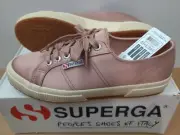 NEW IN BOX Womens Superga 2750 Satin Size 9 Blush Pink Sneakers