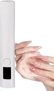 LED Light Dryer for Nails Gel | Rechargeable LED UV Fingernail Light,Portable Nail Dryer Lamp, with 250mAh Rechargeable Battery for Home, Travel
