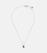 [Pomellato] Pomellato Nudo Mini 18kt rose gold pendant necklace with topaz and diamonds One Size gold