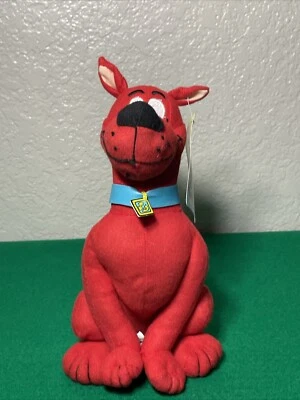 Scooby Doo Plush - Red - By Toy Factory Sitting Position 12” (J)