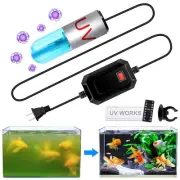 JAHEA Aquarium Clean Light，3 W Mini &13W Submersible Light with UV Test Card,...