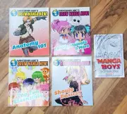 Christopher Hart's Draw Manga Now set of 5 books, Anatomy, Chibis, Shoujo, NEW!