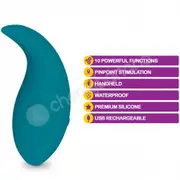 Viben Elated Green 10 Function Powerful Teardrop Vibrator