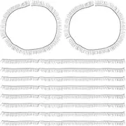 COHEALI 10pcs Thick Doll Eyelashes for DIY Crafts Faux Lash Extensions for Doll Makeup Soft Comfortable and for