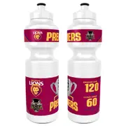 Brisbane Lions AFL Premiers 2024 Plastic Drink Bottle