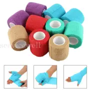 Waterproof Self Adherent Cohesive Horse Bandage Pet Vet Wrap Tape Bulk Stretch