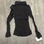 NWT Spanx On Top & In Control Classic Chic Turtleneck Top Bittersweet Medium