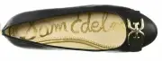 Sam Edelman - Mage Leather Ballet Flats Black Women's Size US 7M
