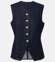 [7 For All Mankind] 7 For All Mankind Lady denim vest AU 16 blue