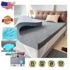 Washable Cover 2 Inch Memory Foam Mattress Topper for Better Sleep - Twin XL