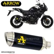 Muffler YAMAHA TRACER 700 2016 2017 ARROW ALU Black THUNDER