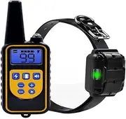 Dog Training Collar, Waterproof Dog Shock Collar with Remote Range 2624ft, 4 Training Modes, Electric Shock Collar for Small Medium and Large Breed Dogs