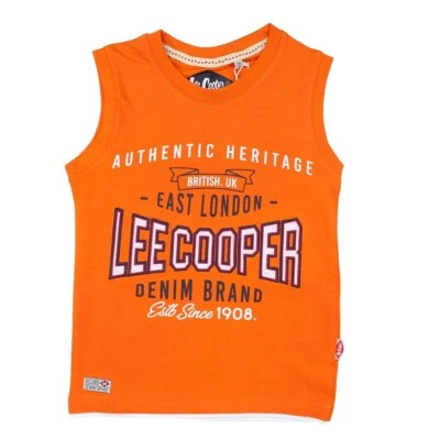 T-Shirt Tank Top Boy Lee Cooper No. 2. Color Choose Choix. Gift for Child